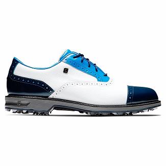 Scarpe Golf Footjoy Uomo Premiere Series Spikes Bianche/Blu/Blu Marino Italia UVX918635